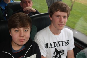 Ryan and Josh- and you thought we only had madness on coach 1!