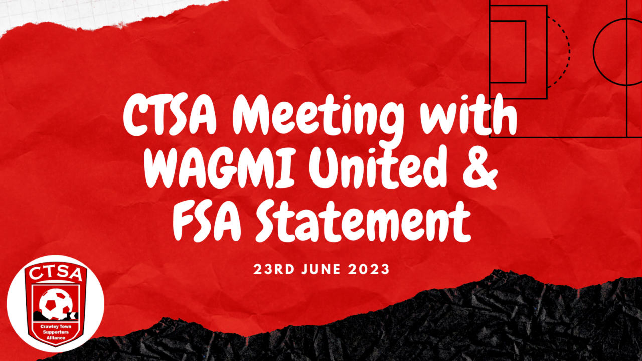 CTSA Meeting with WAGMI United & FSA 23rd June CTFCSA