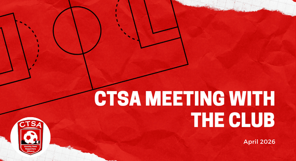 CTSA meeting with the club
