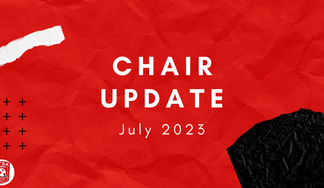 Chair update – July 2023