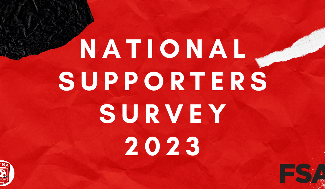 FSA – National Supporters Survey 2023 launched