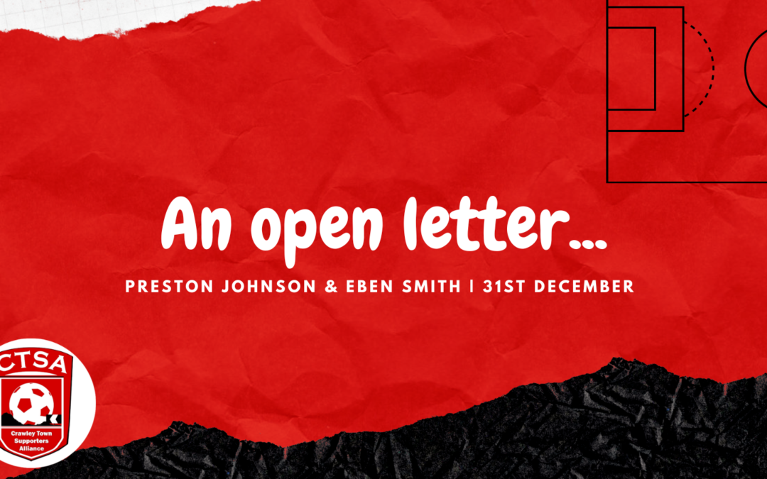 An open letter… | 31st December 2022