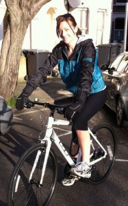 Karen gets on her bike to help find missing people- please help her by giving generously